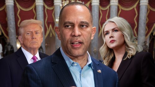Hakeem Jeffries slams ‘racist’ Republicans and Trump press secretary: ‘They’re ripping the sheets off!’: