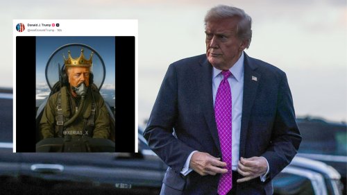 Trump posts AI video of him dropping feces on millions of ‘No Kings’ protesters