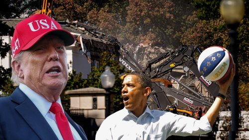 Trump White House points to Obama basketball court renovation in defending viral demolition