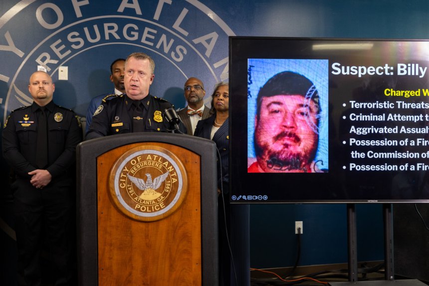 Man who planned to shoot up Atlanta’s airport is arrested in a terminal following a tip, police say
