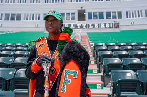 Oluwamodupe Oloyede makes HERstory as the first woman to be Florida A&M’s head drum major 