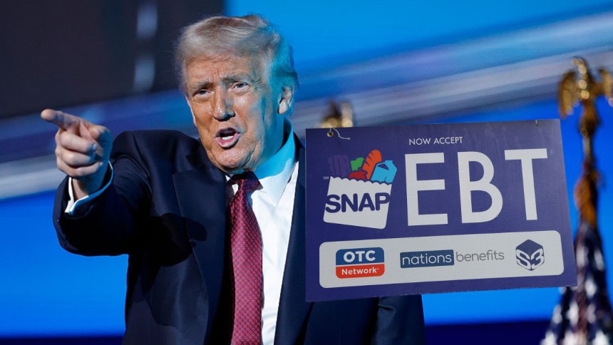 ‘We can’t give everything away’: Trump suggests SNAP money goes to people who don’t want to work