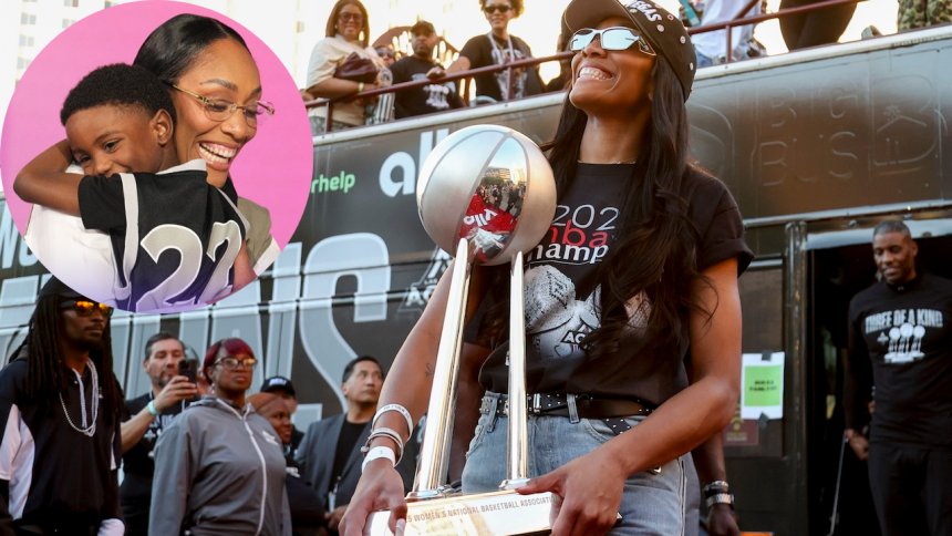 A’ja Wilson makes one 4-year-old superfan’s wish come true on ‘The Jennifer Hudson Show’