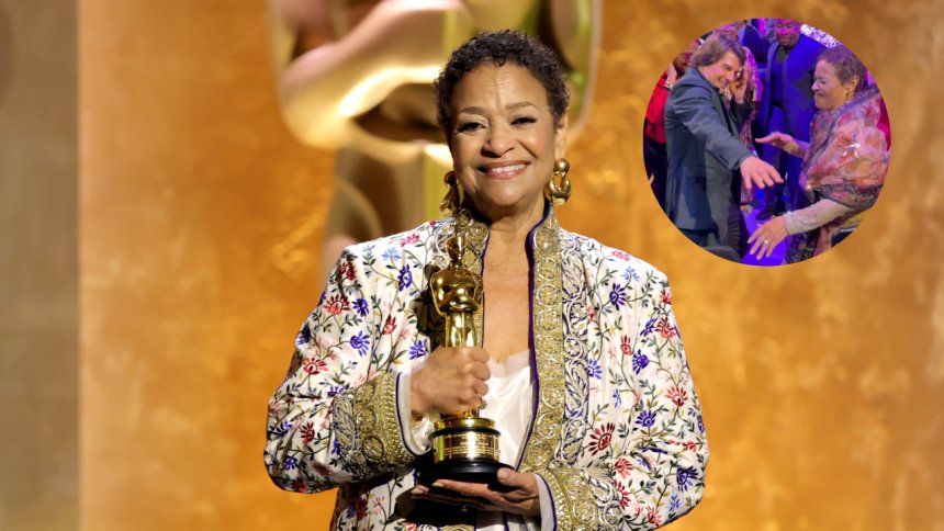 Debbie Allen celebrated her honorary Oscar award with this unexpected dance partner