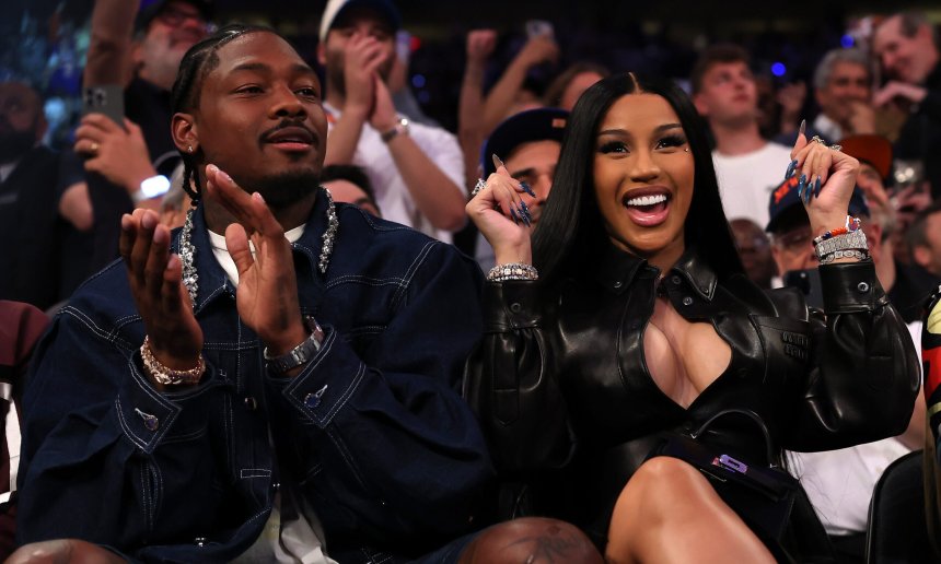 Cardi B reveals first pics of baby boy with Stefon Diggs