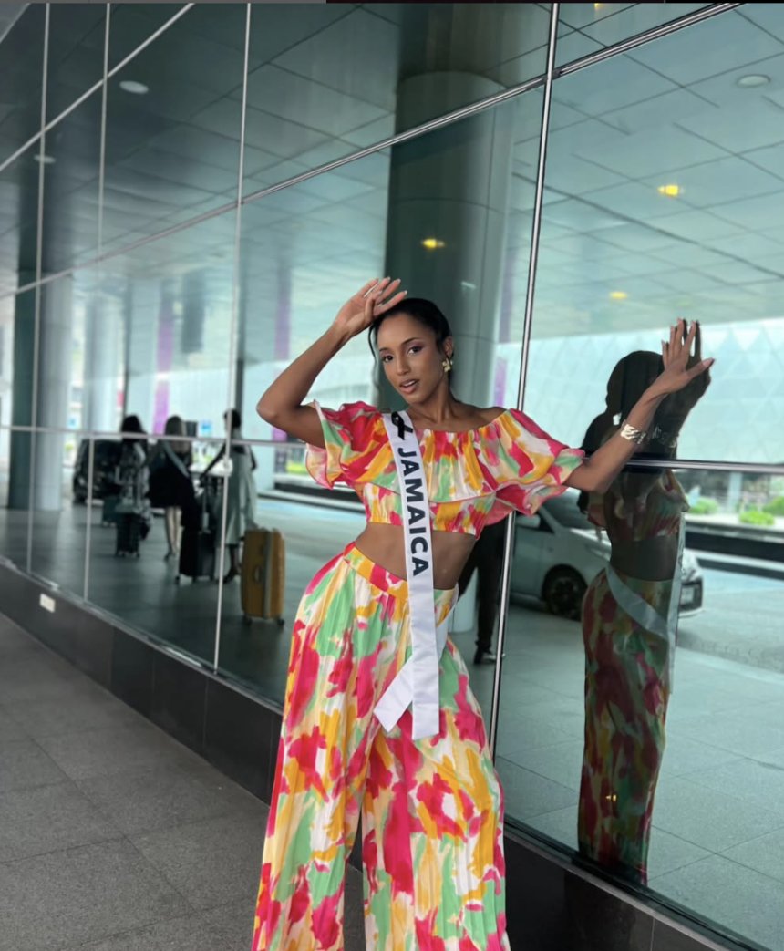 Miss Jamaica spends night in hospital after falling off stage at Miss Universe pageant