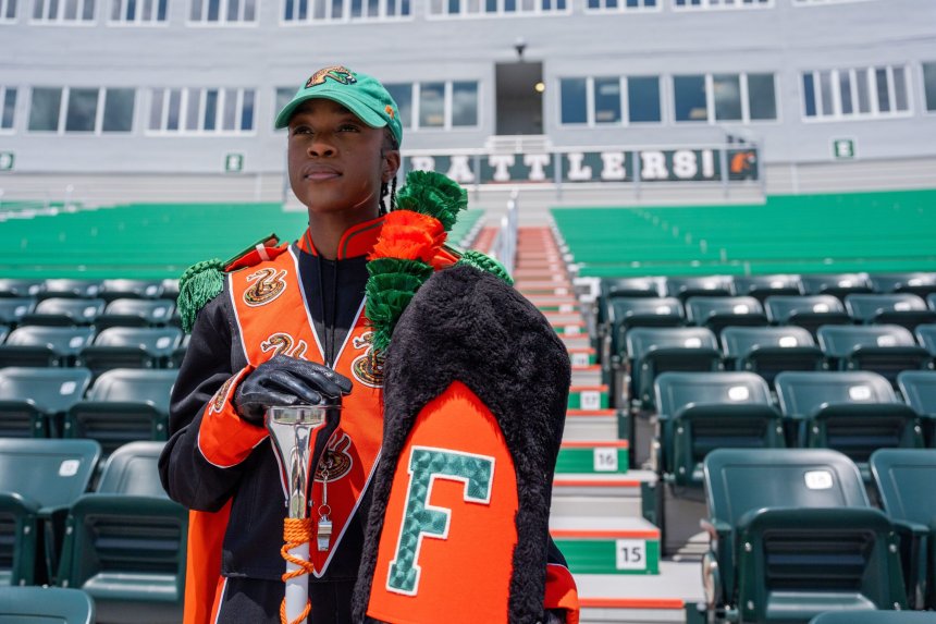 Oluwamodupe Oloyede makes HERstory as the first woman to be Florida A&M’s head drum major 