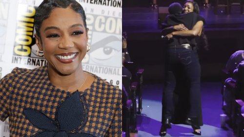 ‘You saved my life’: Tiffany Haddish shares emotional reunion with former social worker onstage