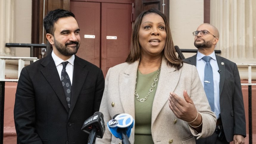 Letitia James to swear in Zohran Mamdani as New York City’s next mayor
