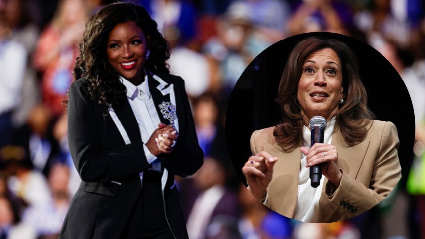 Jasmine Crockett says Kamala Harris encouraged her Senate run while urging her to stay safe