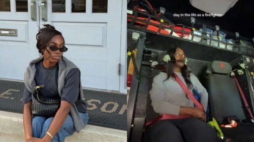 Meet V’asiah Marie, the fashionable firefighter from Florida, defying gender norms in the male-dominated field