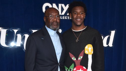 Delroy Lindo finally gets his Oscar flowers and his son was the first to tell him