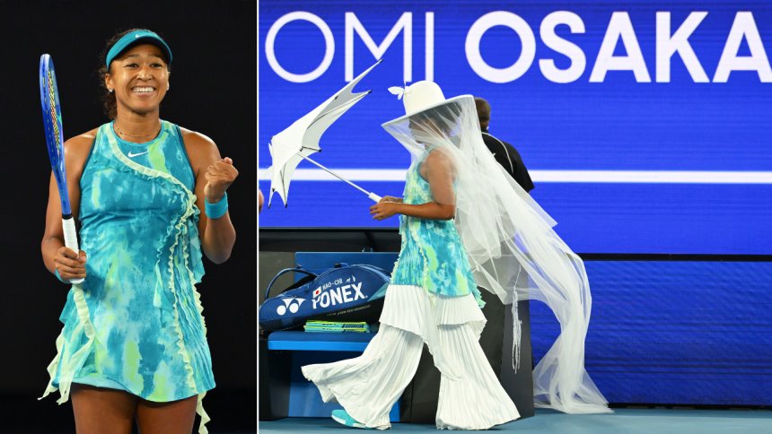 Naomi Osaka turns the 2026 Australian Open into her fashion playground