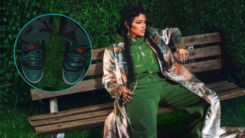 Teyana Taylor’s new Air Jordan 3 “Concrete Rose” turns Harlem grit into wearable art