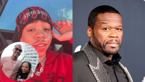 King Harris, son of T.I. and Tiny, fires back at 50 Cent after he posts photo of his mom