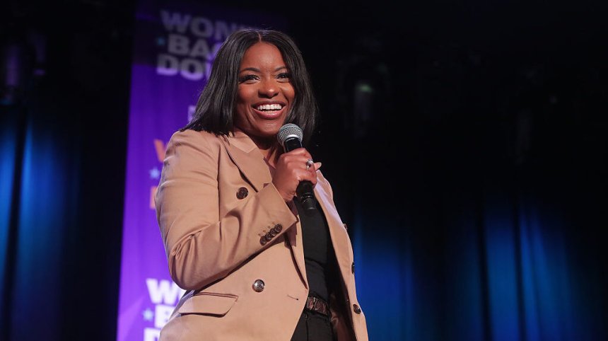 Jasmine Crockett is willing to go everywhere to meet voters—even the club