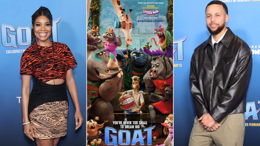 Gabrielle Union and Stephen Curry want girls to see themselves winning in ‘GOAT’