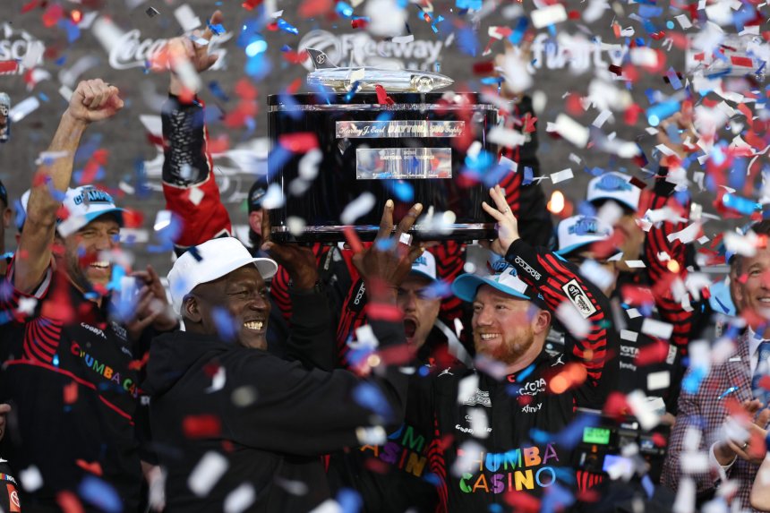  Michael Jordan wins his first Daytona 500 as NASCAR team owner