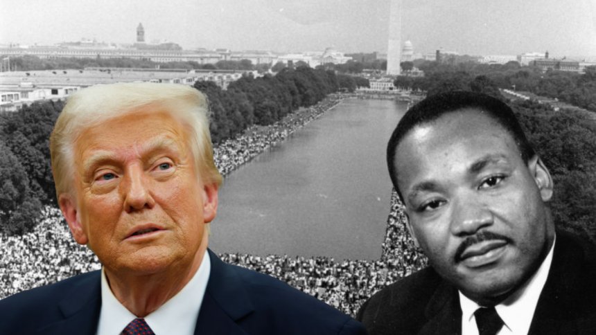 Trump brags about drawing a larger crowd than MLK’s ‘I Have a Dream’ speech