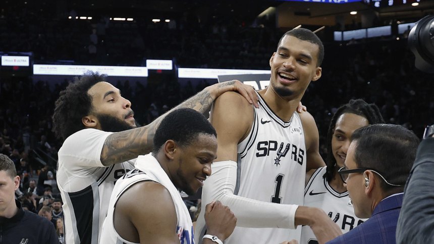 Victor Wembanyama stands by emotional reactions as San Antonio Spurs advance in NBA playoffs