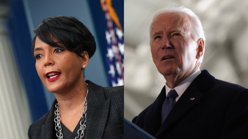 In first endorsement since leaving office, Biden throws support behind Keisha Lance Bottoms for Georgia governor