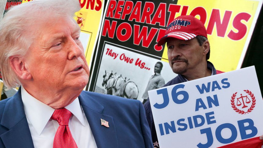 Trump’s $1.7B fund for J6 ‘white supremacists’ slammed as insult to Black people and reparations movement
