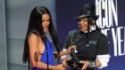 Teyana Taylor breaks down as Janet Jackson honors her at the BET Awards