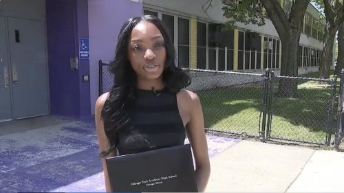 Chicago teen receives high school diploma days after viral split during graduation ceremony