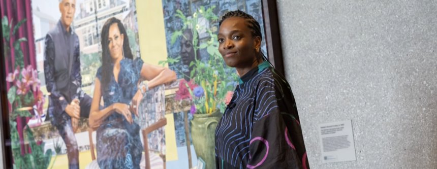 Meet Njideka Akunyili Crosby, the artist behind Barack and Michelle Obama’s latest portrait