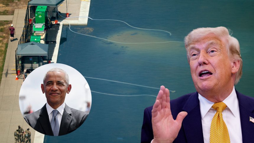 Trump has one simple answer for Reflecting Pool debacle: ‘Barack Hussein Obama’