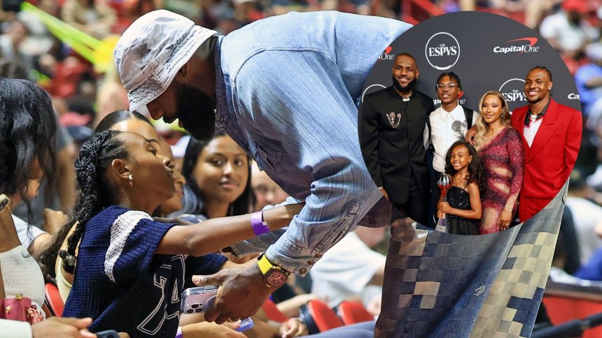 LeBron James says daughter Zhuri’s Father’s Day card brought him to tears