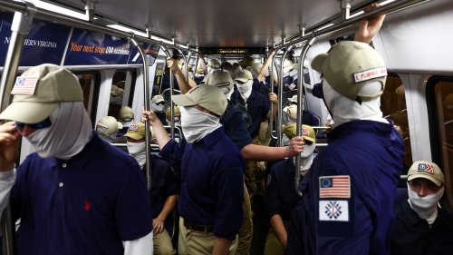 ‘One of the amazing ones’: Brother of woman surrounded by white supremacists in viral July 4 photo speaks out