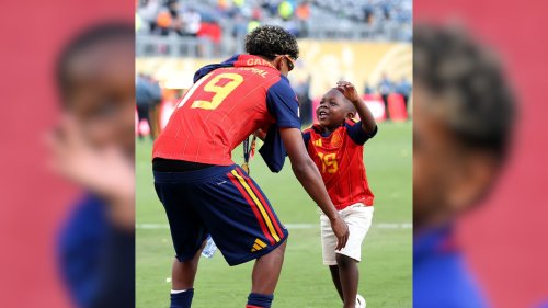 Lamine Yamal’s 3-year-old brother stole the spotlight after Spain’s World Cup victory