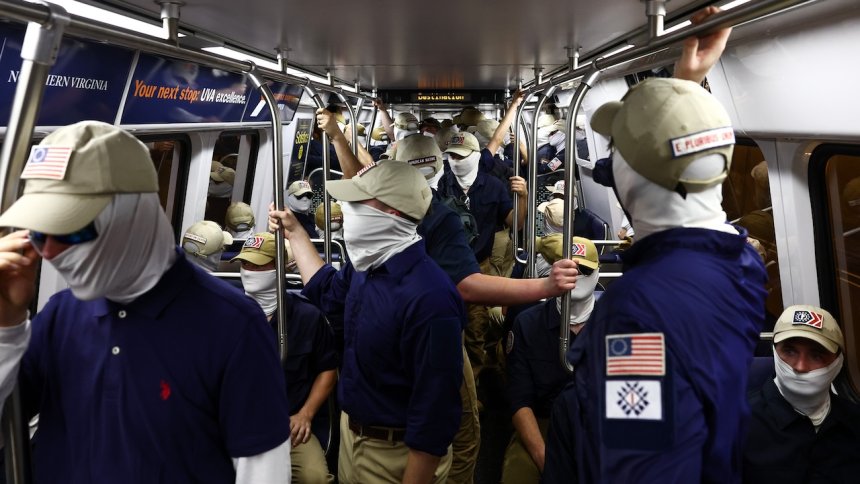 ‘One of the amazing ones’: Brother of woman surrounded by white supremacists in viral July 4 photo speaks out