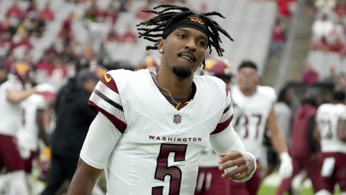 Jayden Daniels pushes back after LSU gives his No. 5 jersey to another player