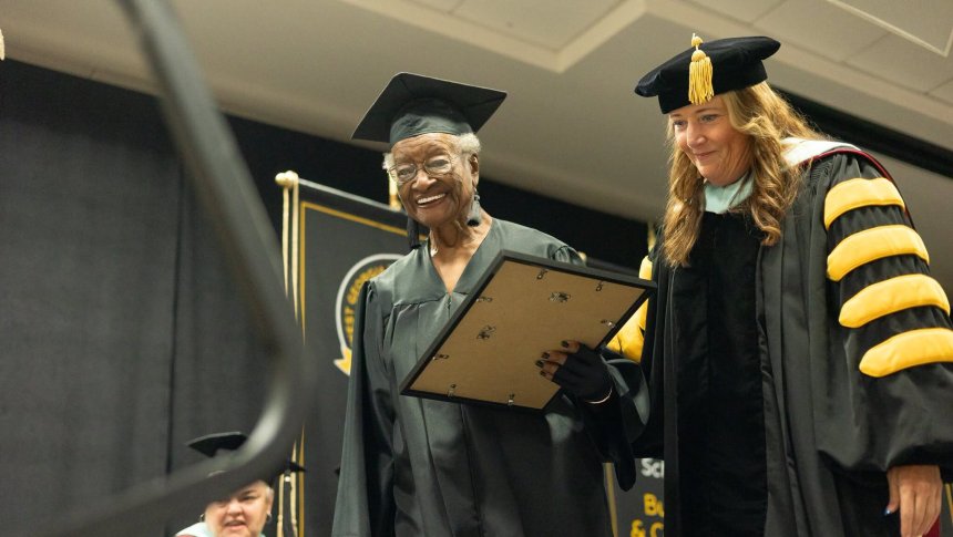 ‘I don’t quit’: 91-year-old Georgia woman earns GED after decades of regret
