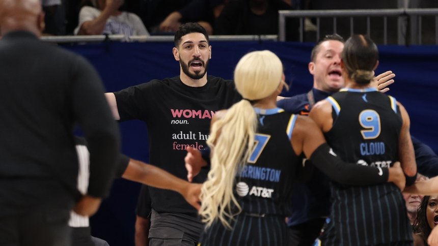 Chicago Sky ban former NBA player Enes Kanter Freedom from arena following on-court altercation with Natasha Cloud