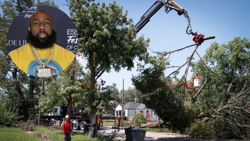 Trae Tha Truth steps in to help Gary residents after storms leave thousands without power