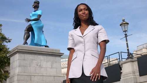 What happened when an artist put a Black woman on a pedestal in London