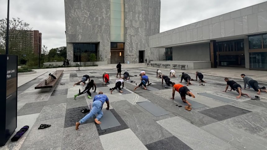 These Black men are forging meaningful bonds through yoga
