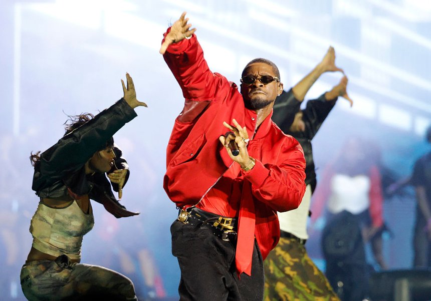 Usher puts Taraji P. Henson in the spotlight during Las Vegas tour stop