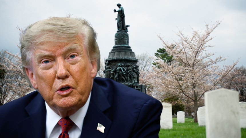‘Tidal wave of white supremacy’: Trump blasted over removal of slavery criticism at military cemetery