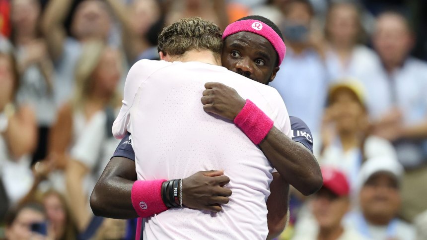 Frances Tiafoe pauses US Open celebration to console Alex Michelsen after epic comeback