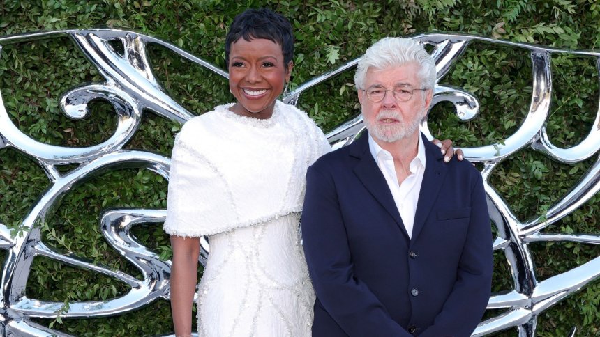 Mellody Hobson and George Lucas celebrate opening of $1 billion Los Angeles museum