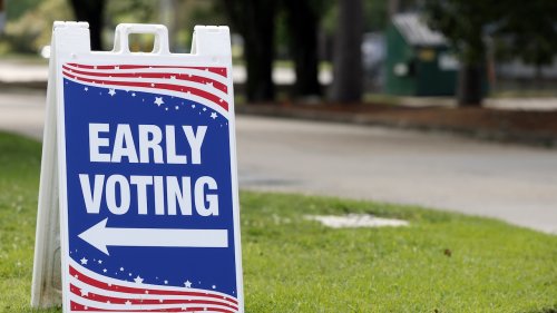 North Carolina A&T, UNC Greensboro and Bennett College students march to polling location after campus polling locations were removed