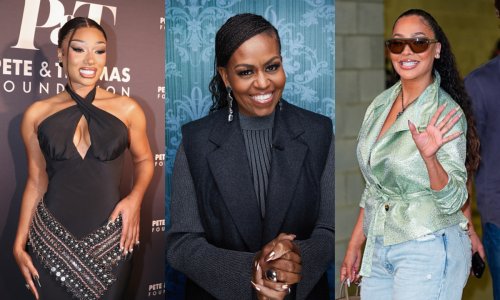 Ladies night: Michelle Obama, Megan Thee Stallion and La La Anthony link up in unexpected LA outing