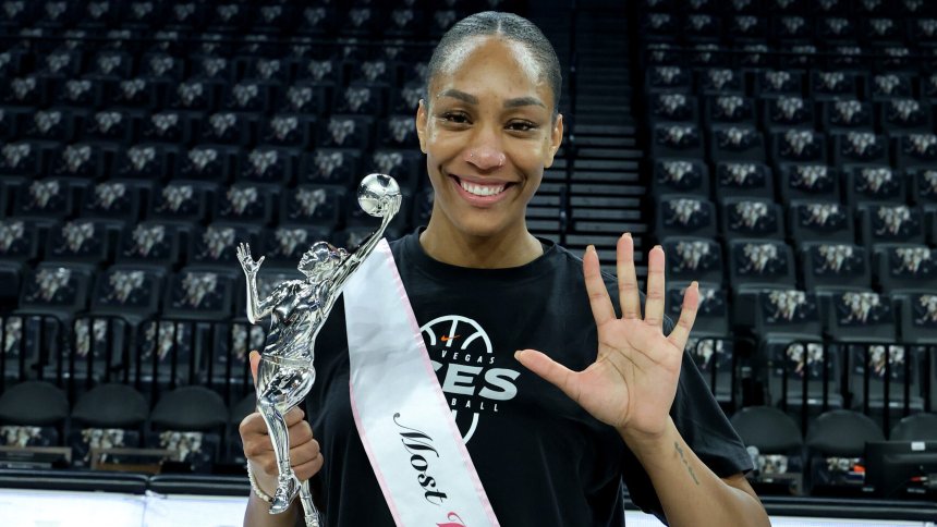 Las Vegas Aces star A’ja Wilson sets record with 5th WNBA MVP award