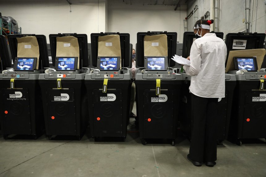 Voting machine complaints spread online, but officials say there’s no evidence of widespread vote switching