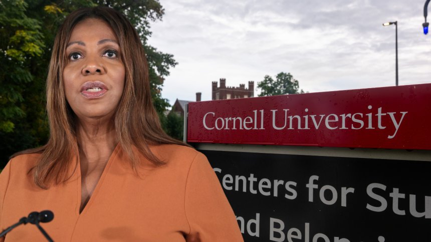 Letitia James faces legal challenge over role in Cornell sexual assault investigation